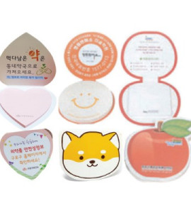 모양점착칼라잇 30매 (사과)